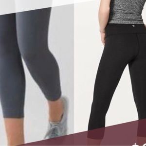 Lululemon"Wunder Under Crop Reversible